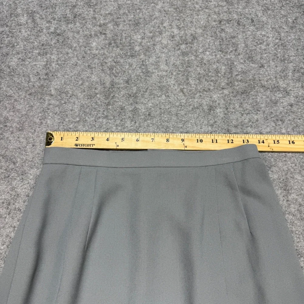 Adrianna Papell Occasions Sage Grey Maxi Skirt Side Slit Formal Evening 8P